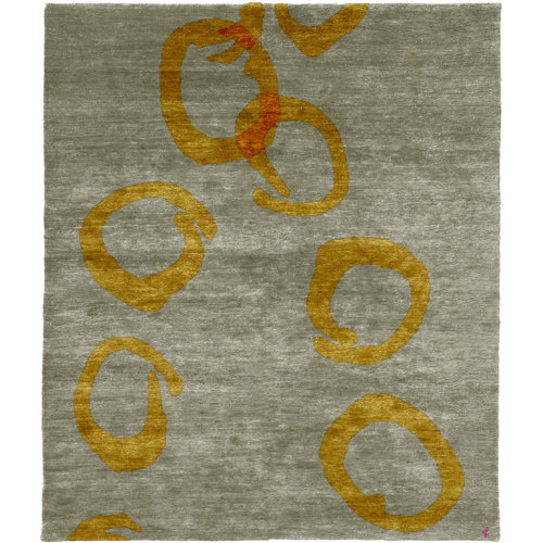 Brayden Studio® Chatsworth OneofaKind 9' X 12' Wool Area Rug in Gray